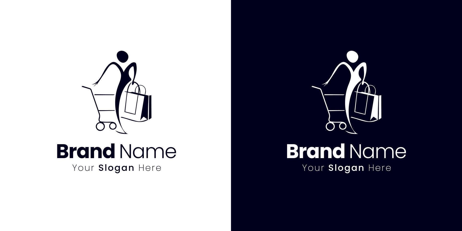 Designing a Perfect Logo A Guide to Brand Identity Shopping Logo Design Inspiration vector