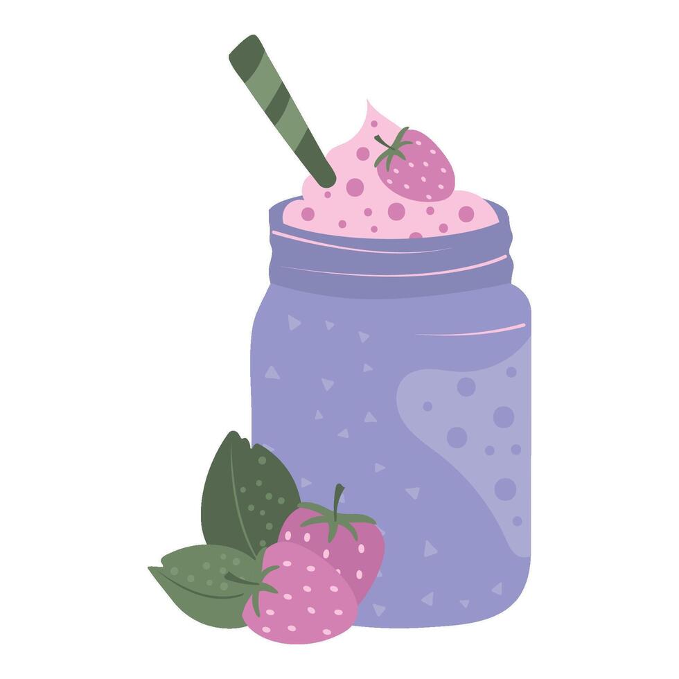 smoothie flat icon vector