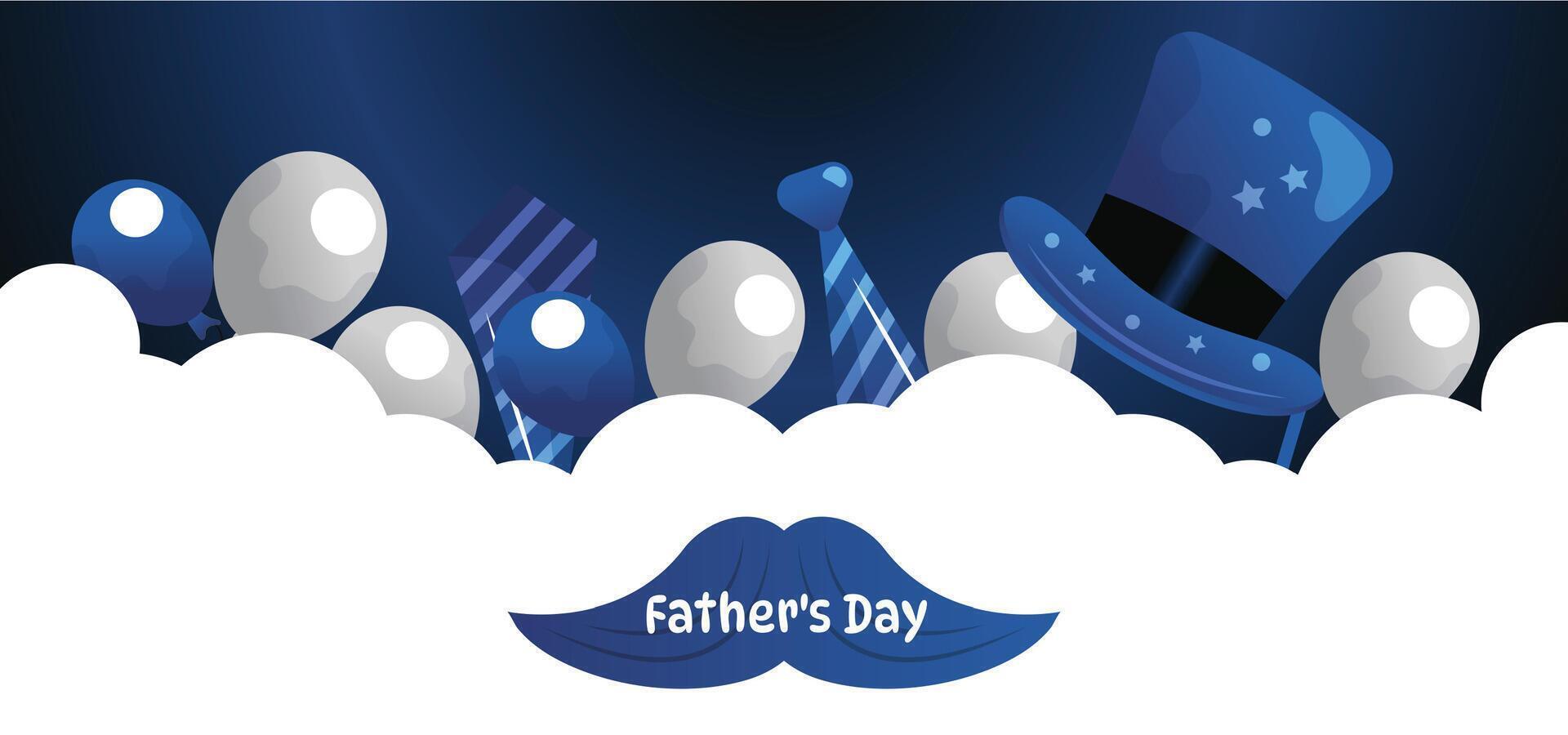 happy father day background vector