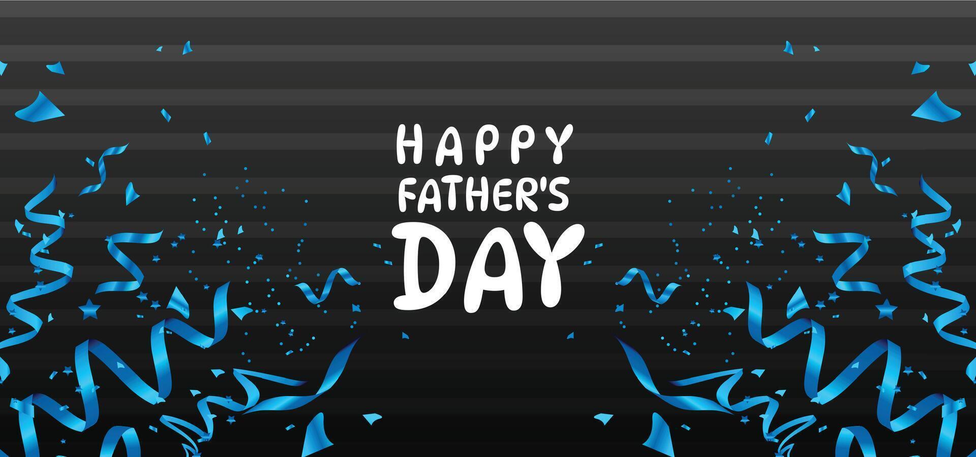 happy father day backdrop vector