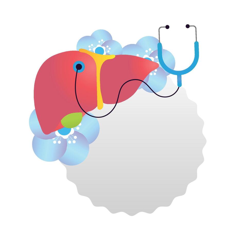 world hepatitis day frame vector