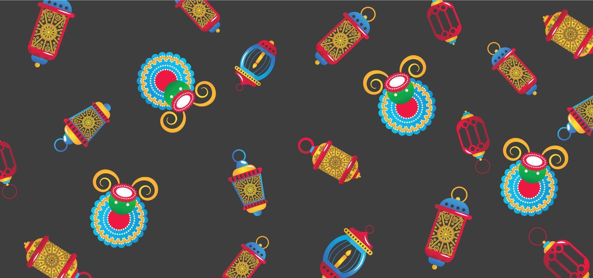 Eid al Adha pattern vector