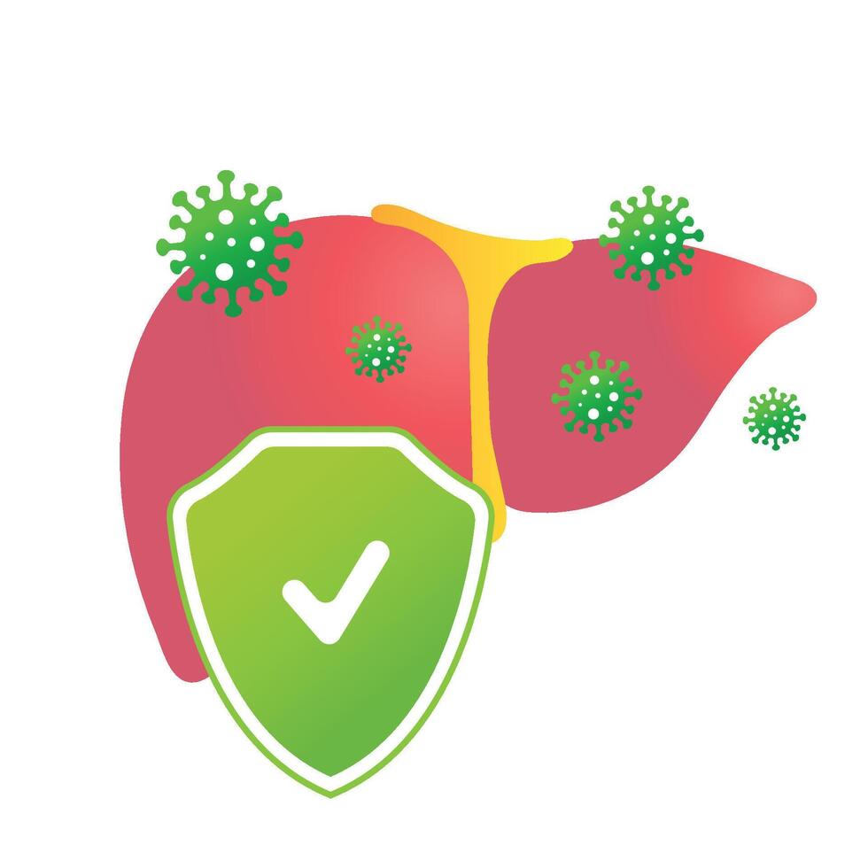 world hepatitis day flat illustration vector