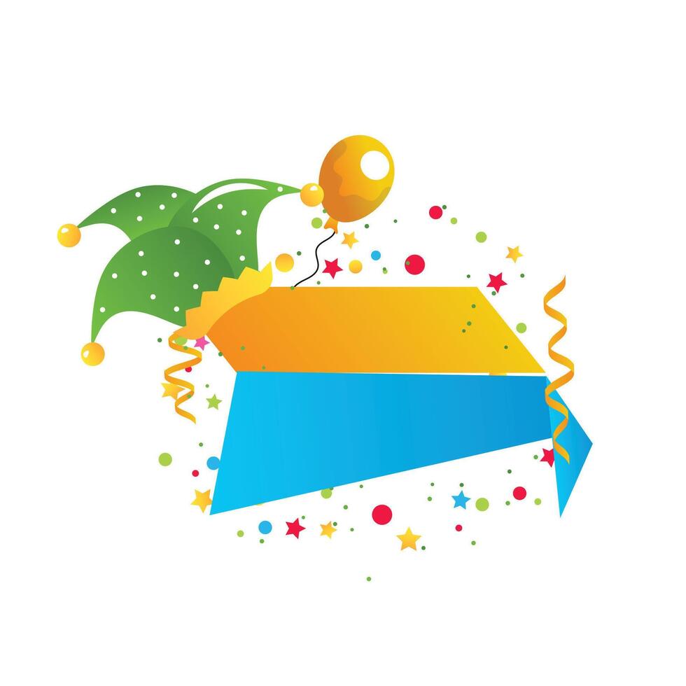 world fool day illustration2 vector