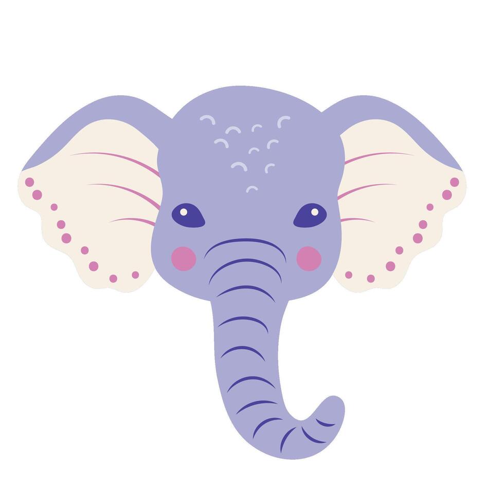 flat icon elephant vector