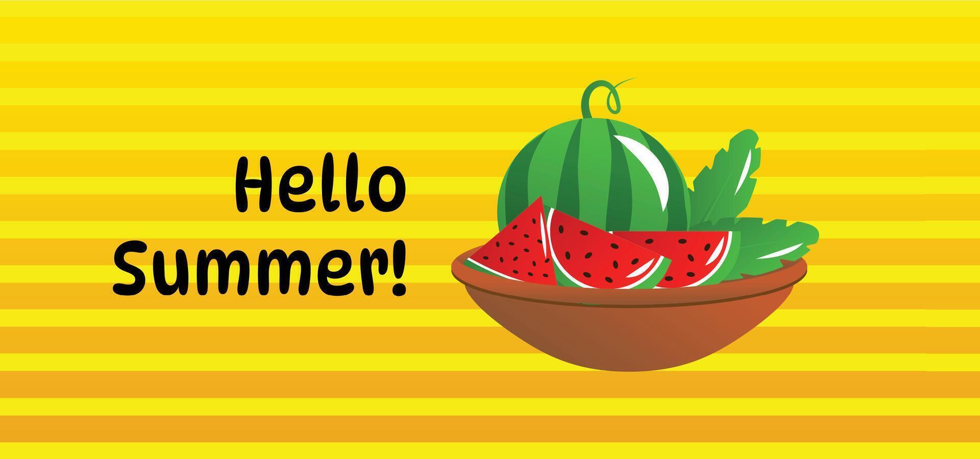 yellow summer backdrop vector