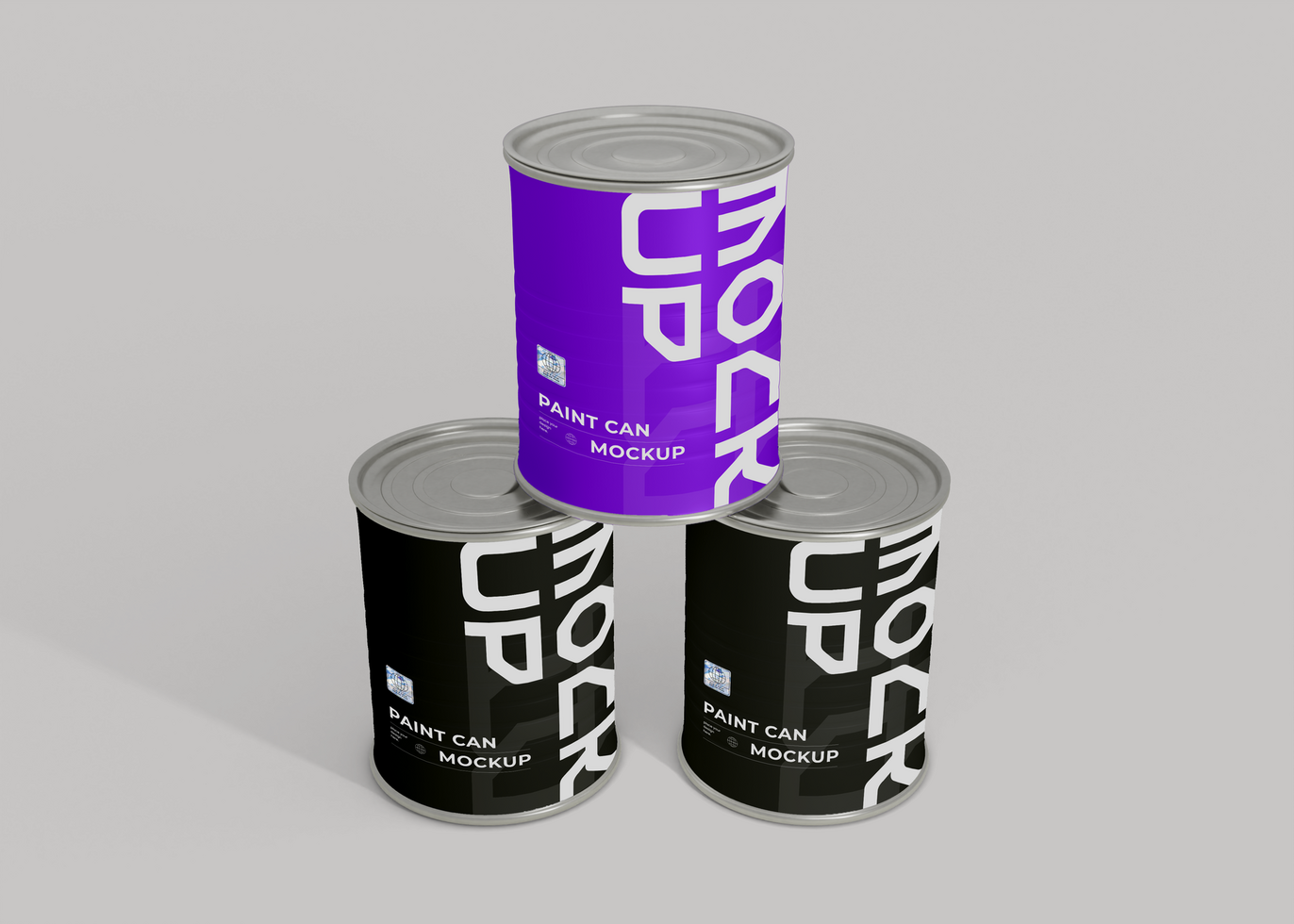 Paint Can Mockup for Branding psd