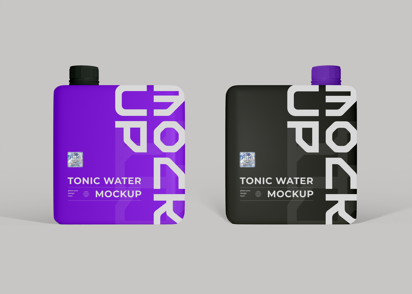 Tonic Plastic Box Mockup for Branding psd