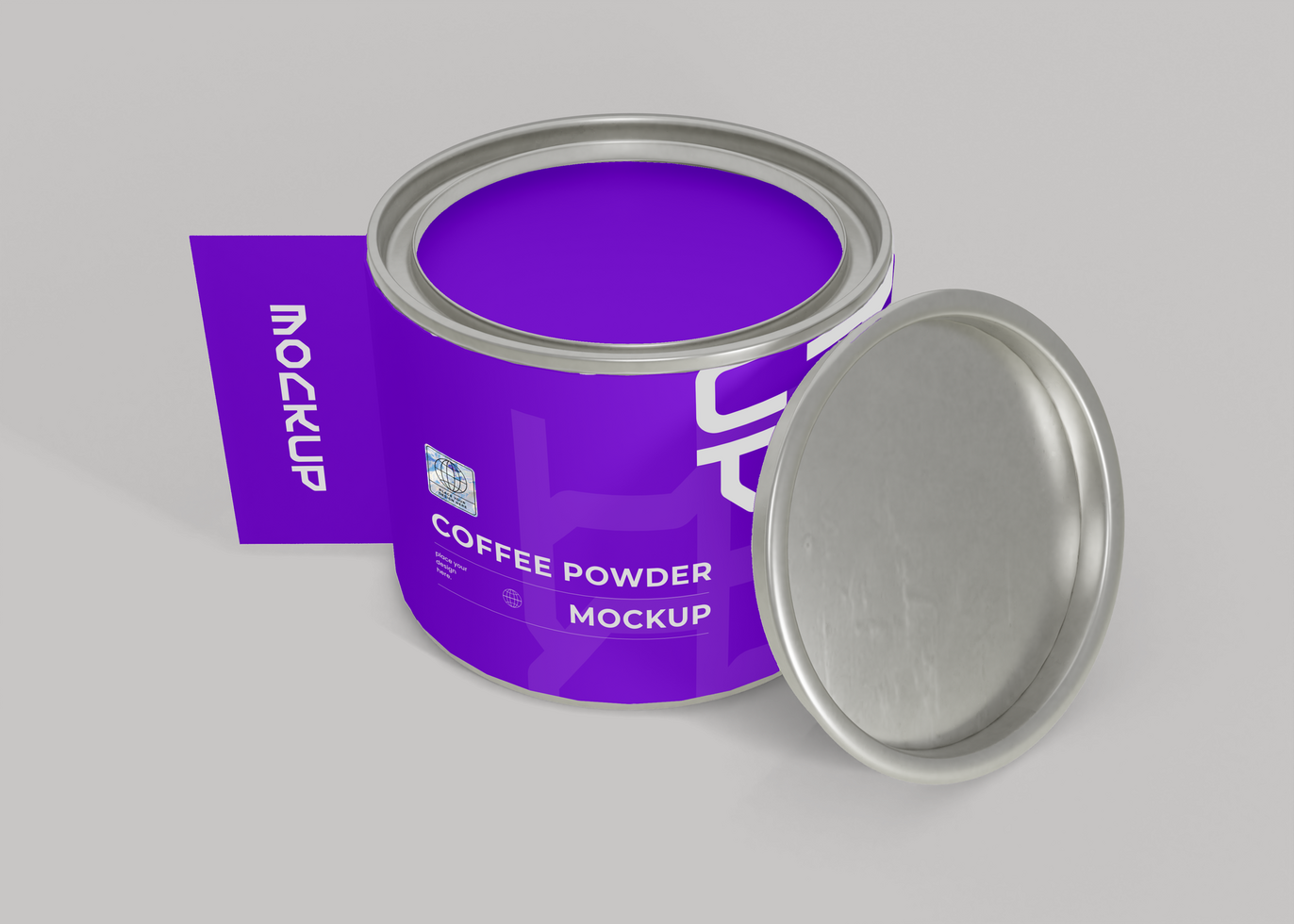 Coffee Tin Mockup for Branding Projects psd