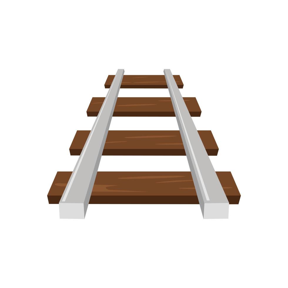 Rail track going travel icon illustration art sign design vector