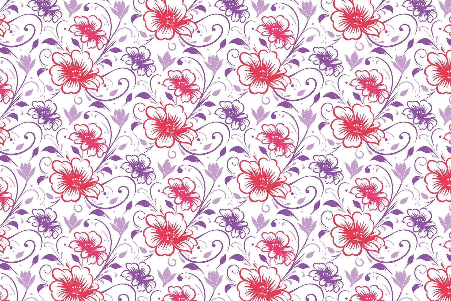 cotton flower fabric print artwork, floral line art sketch pattern, pillow cover design inspiration, wrapping texture outline motif, stylish home textile fashion vector