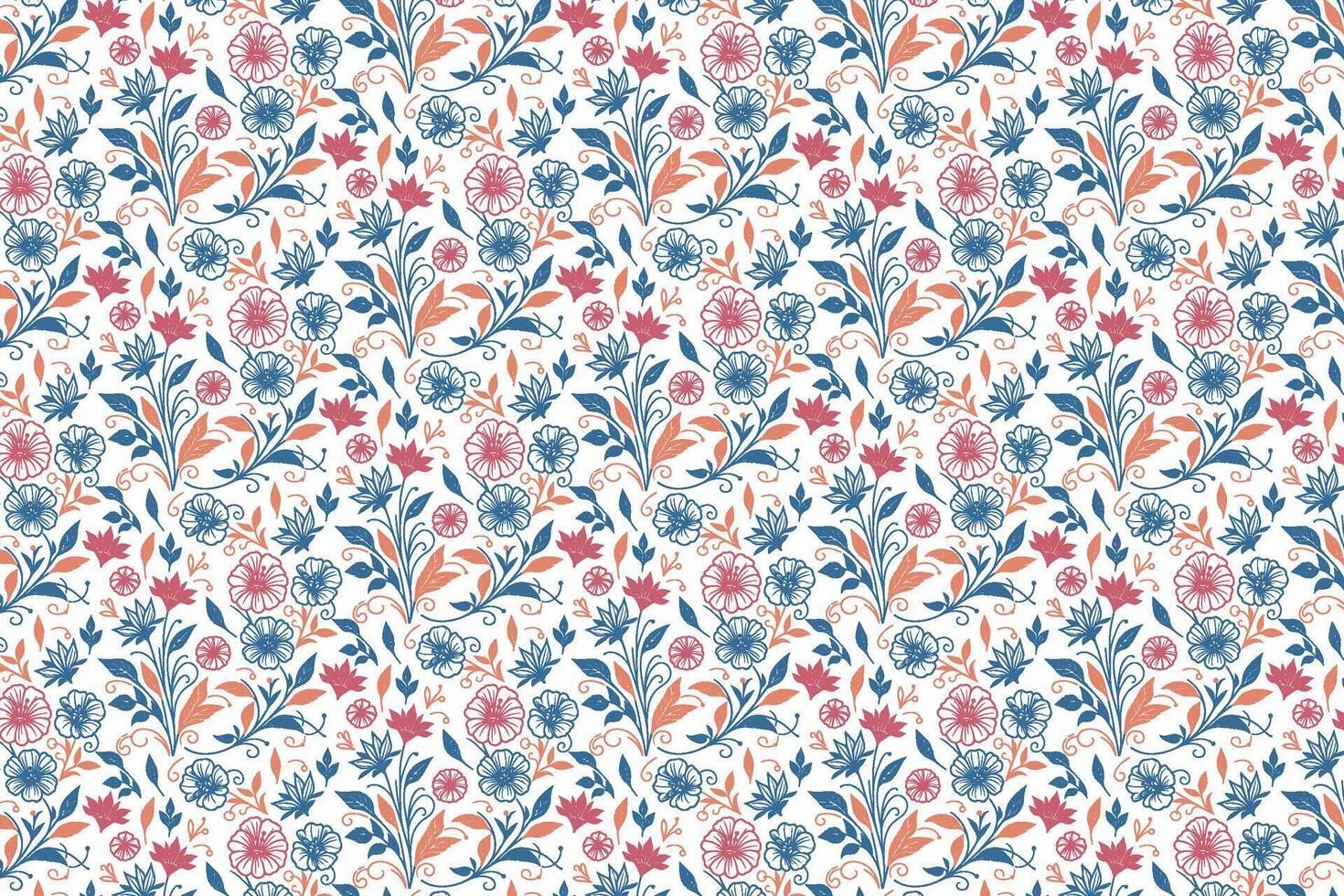 outline fabric pattern cotton flower motif, line art sketch pillow texture, floral wrapping design inspiration, modern fashion textile print, hand drawn artwork trend vector