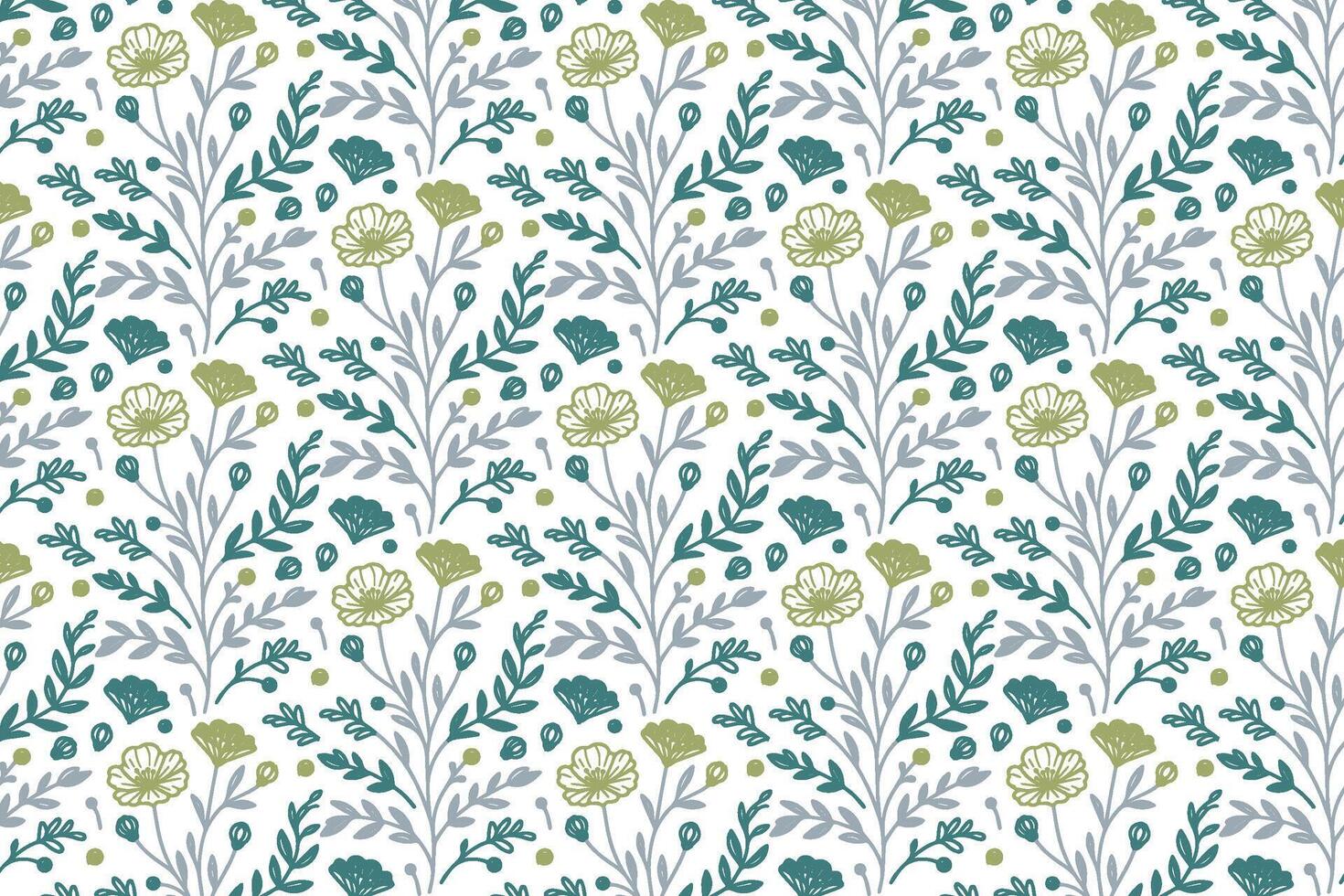 fashion fabric pillow cover texture, floral line art design inspiration, cotton flower print artwork motif, modern wrapping sketch pattern, outline textile trend vector