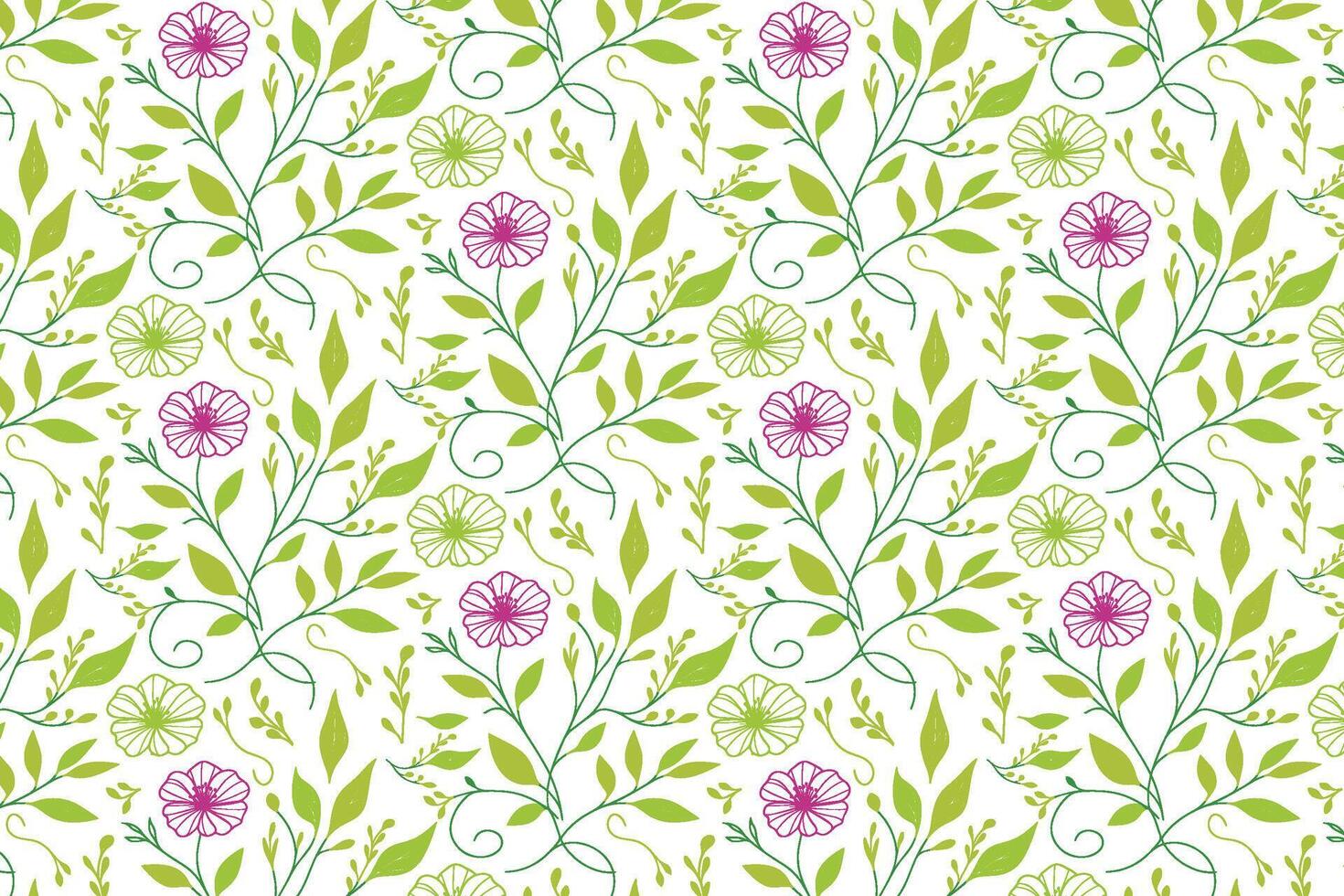 line art pillow fabric sketch inspiration, floral motif cotton flower design, modern wrapping texture pattern, fashion textile outline print, hand drawn artwork trend vector