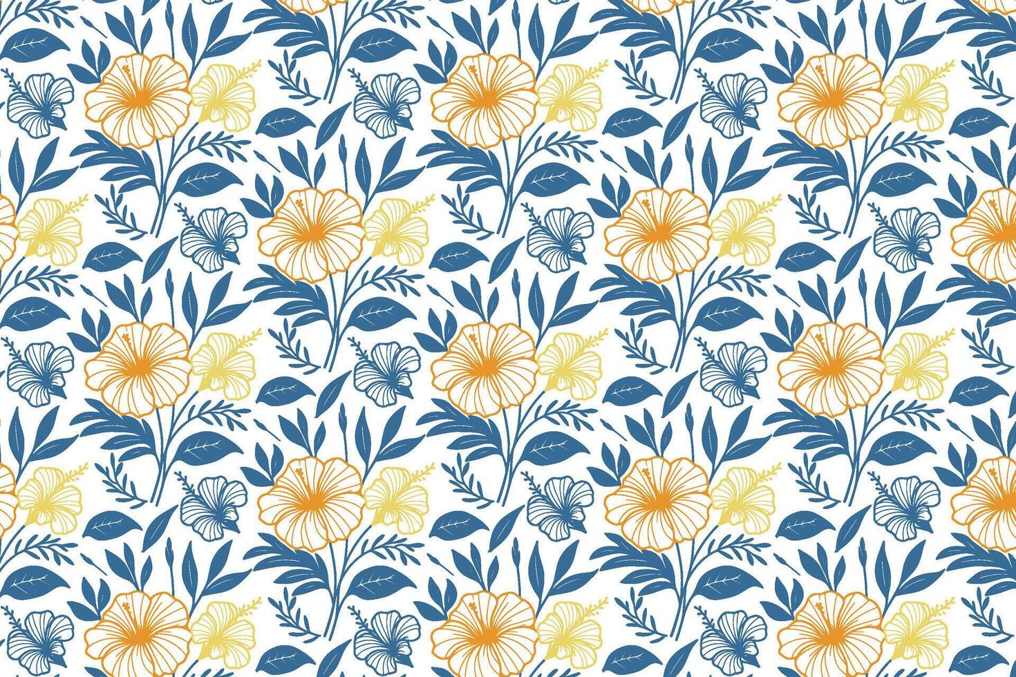 fashion floral design cotton flower, pillow texture sketch motif print, textile wrapping artwork inspiration, modern outline pattern trend, line art hand drawn fabric vector