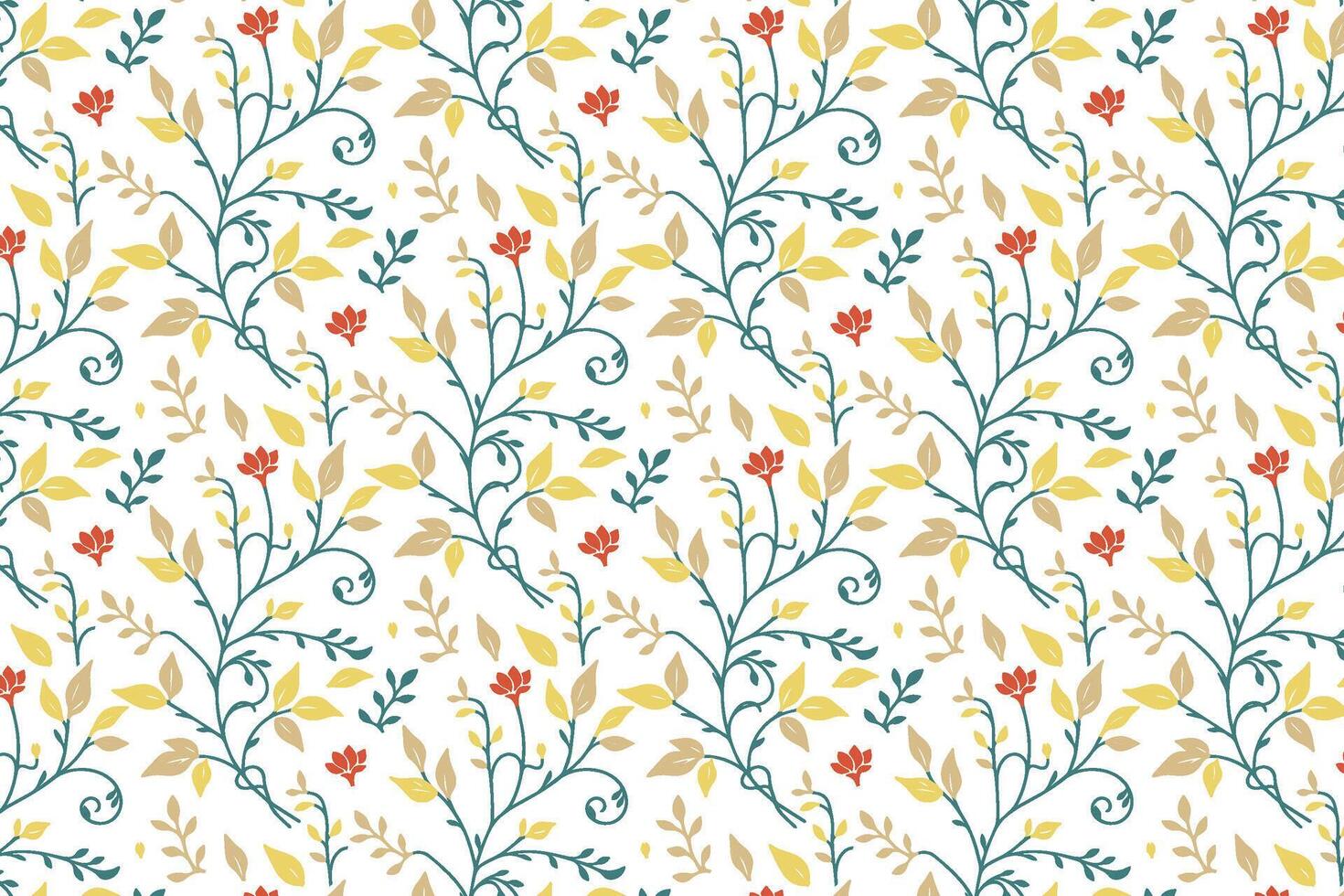 cotton flower wrapping sketch pattern, line art floral textile print, fashion pillow design artwork, modern motif inspiration texture, hand drawn fabric outline vector