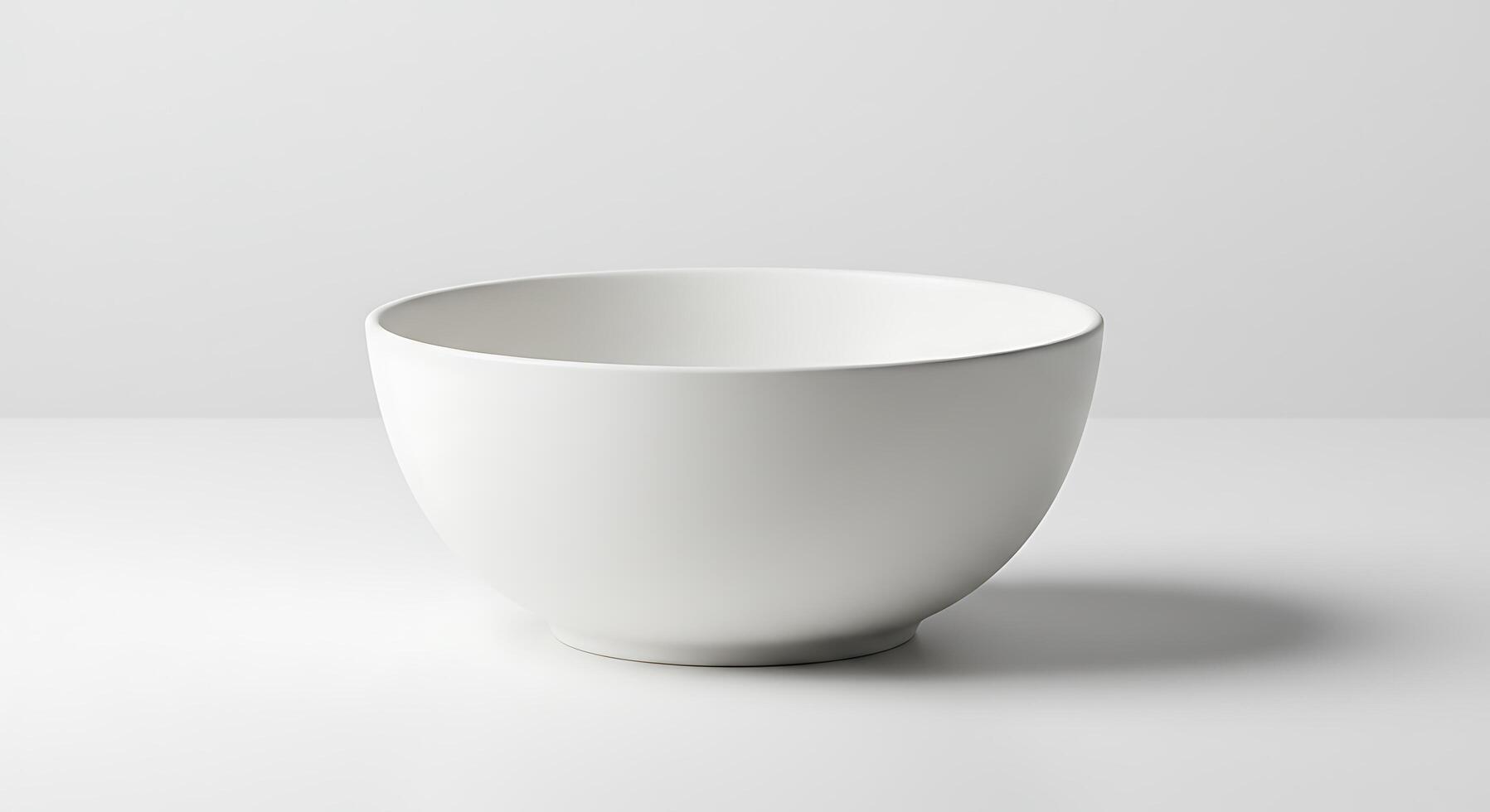 A white bowl sitting on a table photo