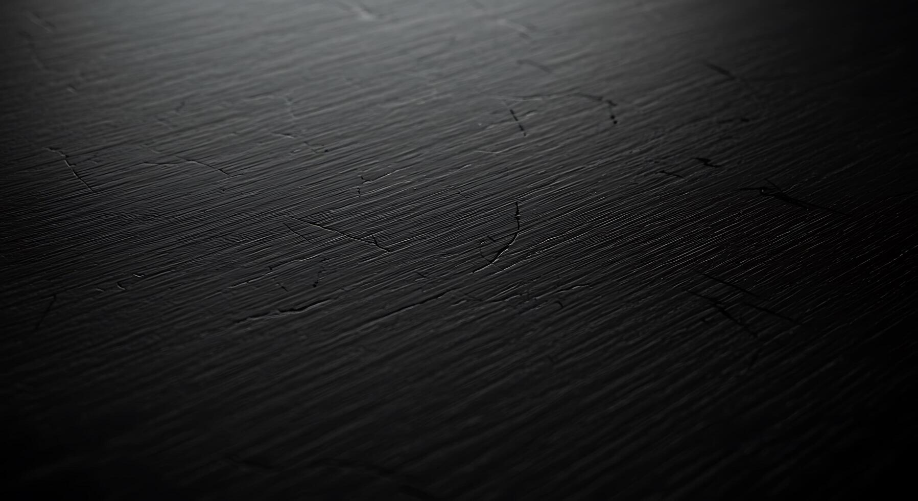 Black wood texture background with scratches photo