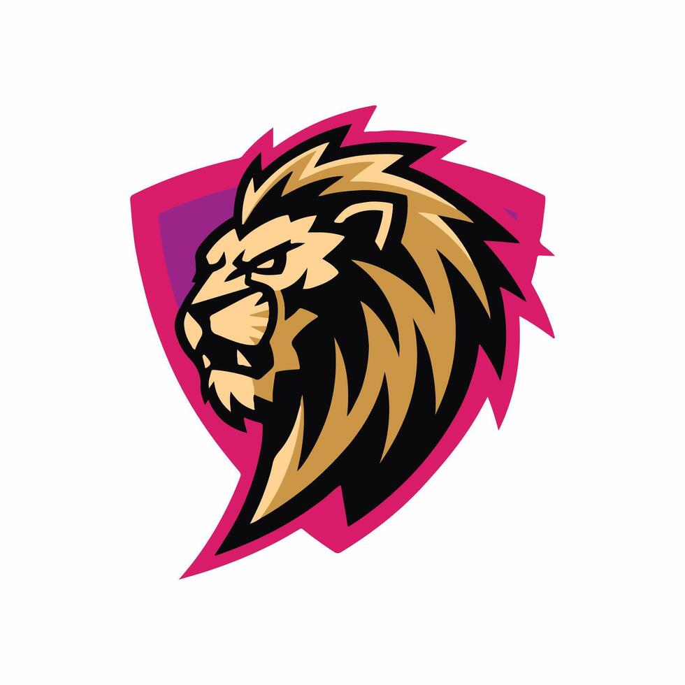 Majestic Lion Head Silhouette Illustration for Logos Tattoos TShirts Emblems Stickers Mascots and Wildlife Designs vector