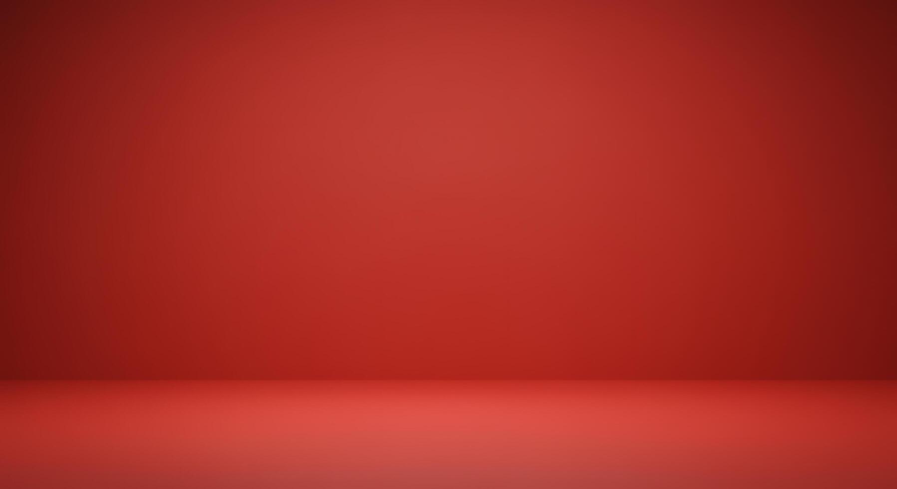 Red room with a red wall and a red floor photo