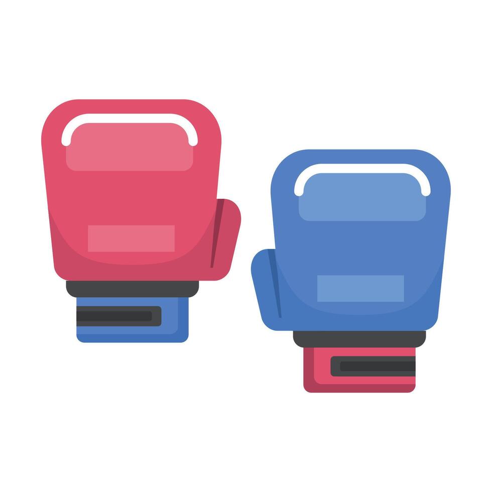 A pair of boxing gloves symbolizing the sport of boxing, combat sports, and physical training vector
