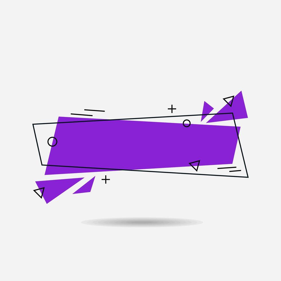 Big Sale Design. With Memphis Style, Purple Tag Isolated vector