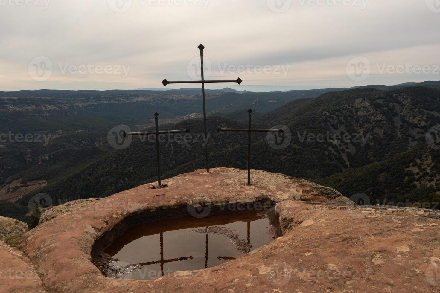 Pica d'estat mountain peak in Spain photo