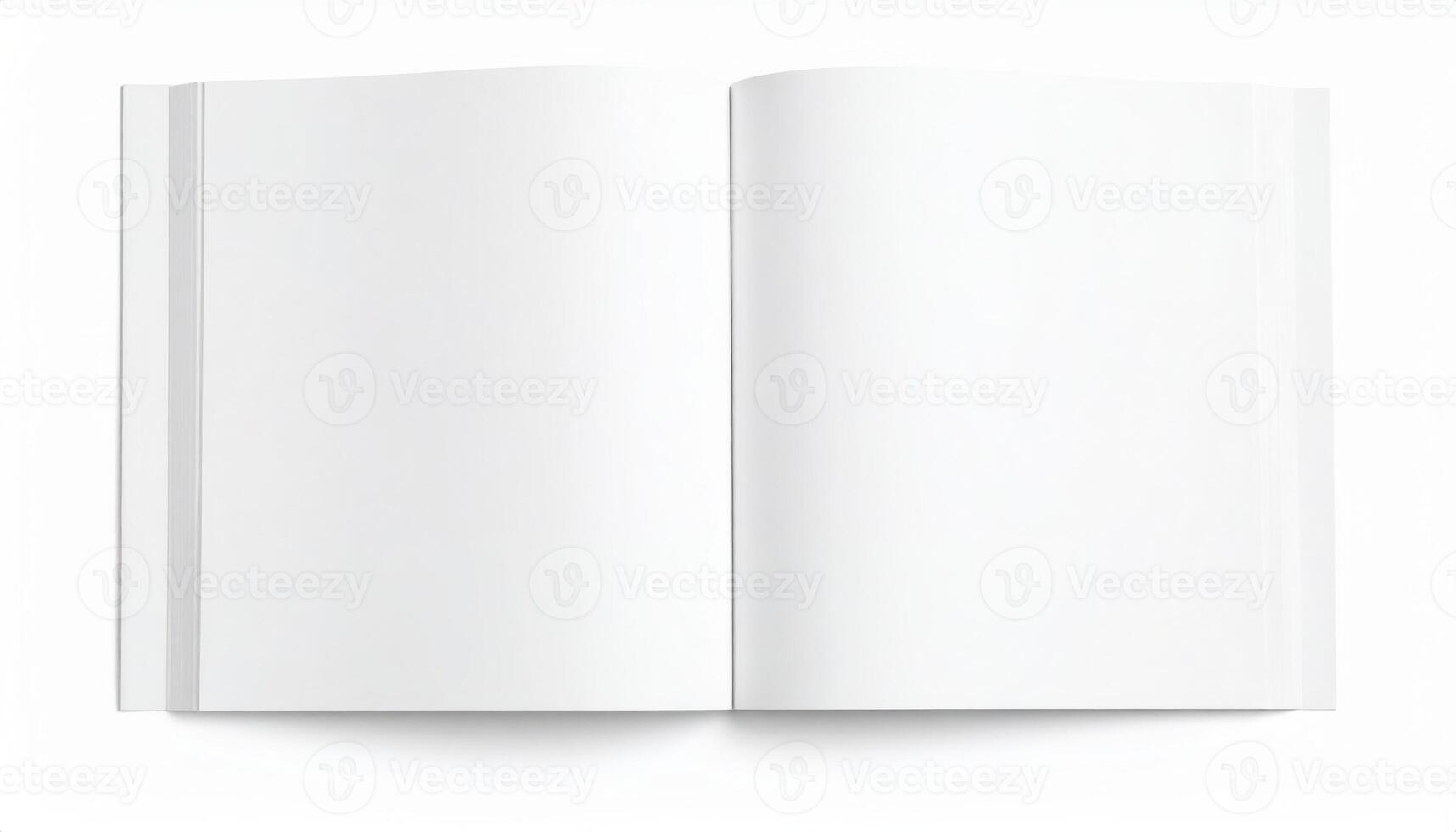 Book with blank empty pages mockup template photo