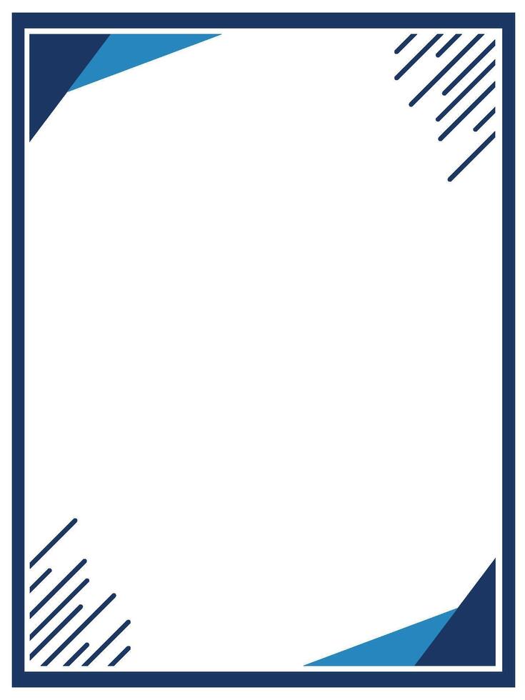 Blue Frame Design vector
