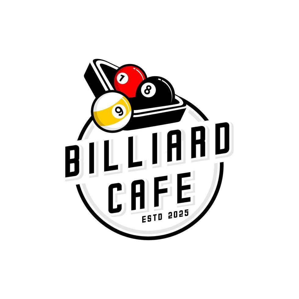 BILLIARD CLUB LOGO vector