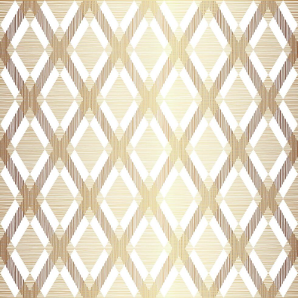 Gold Beautiful Geometric Rhombus Seamless Pattern Design on Background vector