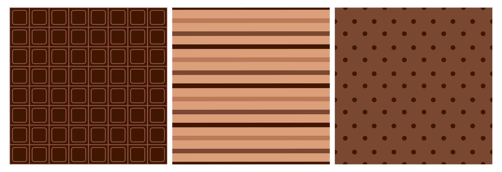 Yummy Cake and Dessert Pattern Seamless with Melted Chocolate vector