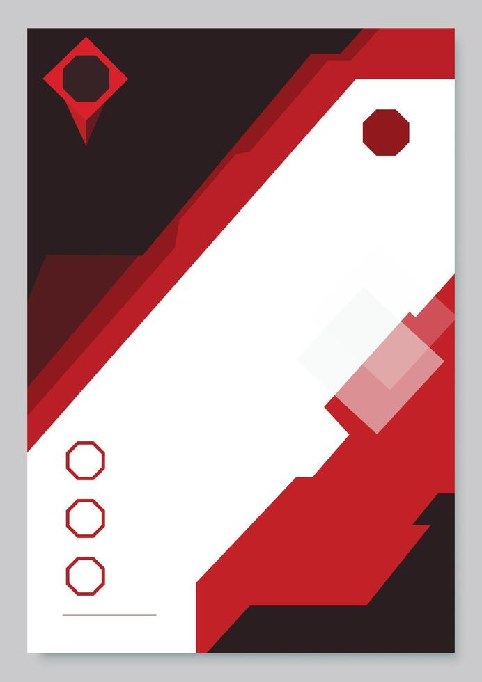 Corporate with business card. vector