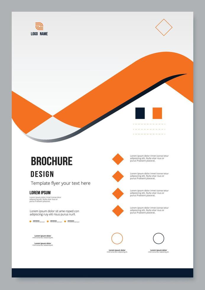 Modern business card for presentation vector