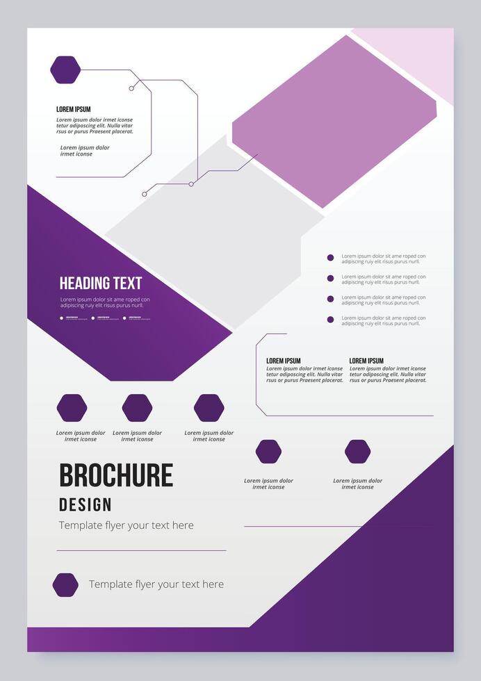 Corporate identity template with business card. vector