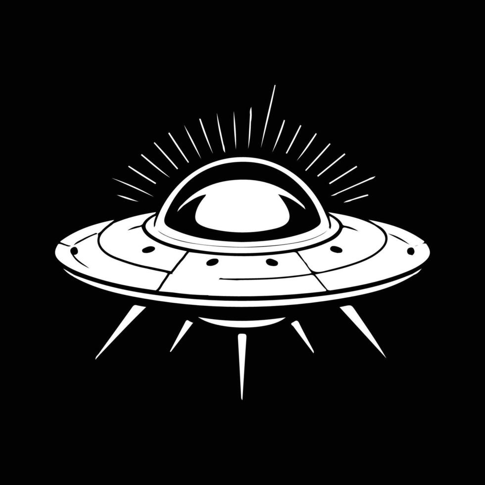 Stylish and Unique UFO T-Shirt Design vector