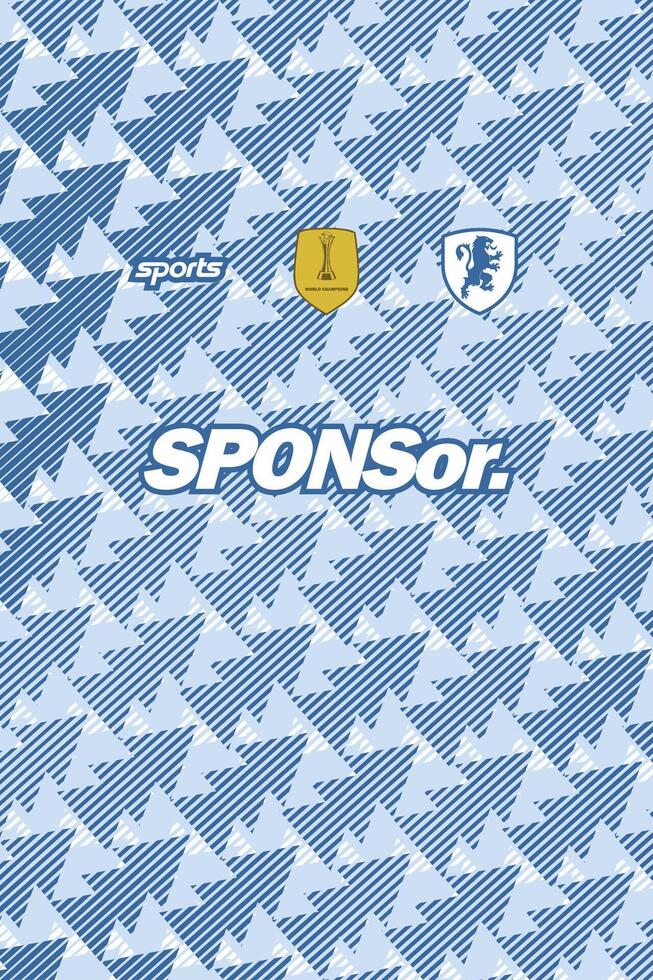 PATTERN JERSEY FOR SUBLIMATION FOOTBALL KIT AND SPORT APPAREL 7 vector