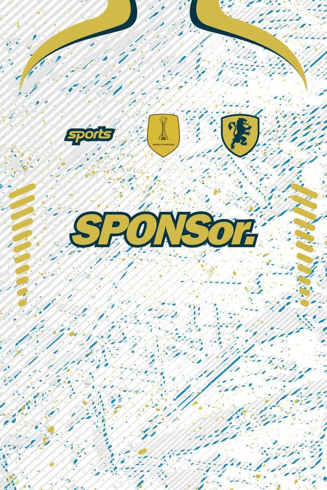 PATTERN JERSEY FOR SUBLIMATION FOOTBALL KIT AND SPORT APPAREL 5 vector