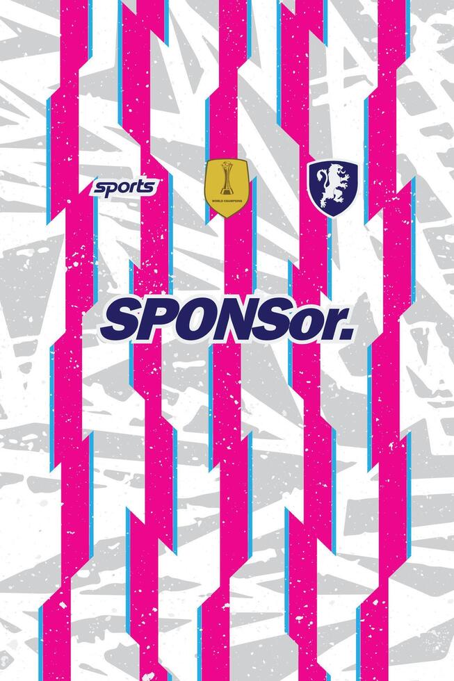 PATTERN JERSEY FOR SUBLIMATION FOOTBALL KIT AND BACKGROUND SPORT DESIGN 2 vector