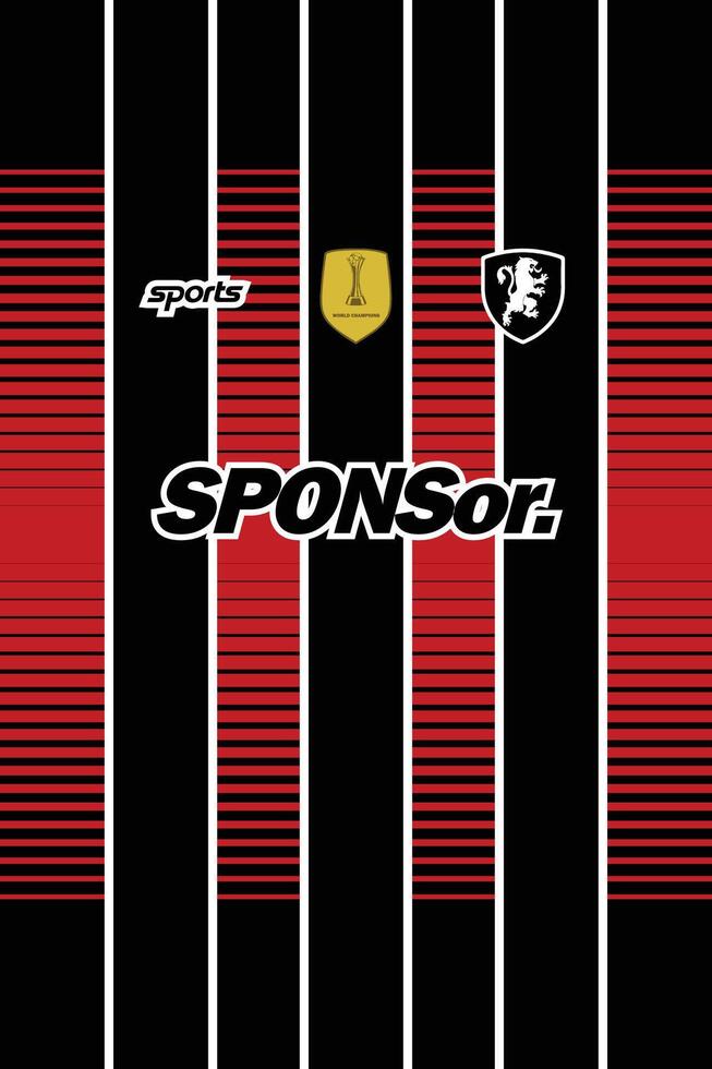 PATTERN JERSEY FOR SUBLIMATION FOOTBALL KIT AND BACKGROUND SPORT DESIGN 1111 vector
