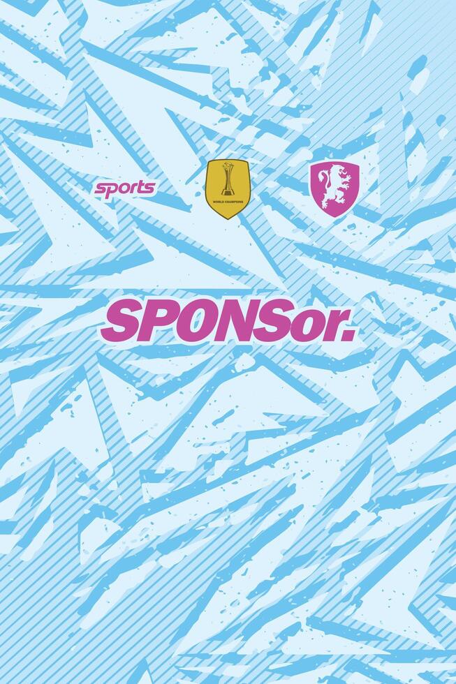 1 PATTERN JERSEY FOR SUBLIMATION FOOTBALL KIT AND BACKGROUND SPORT DESIGN vector