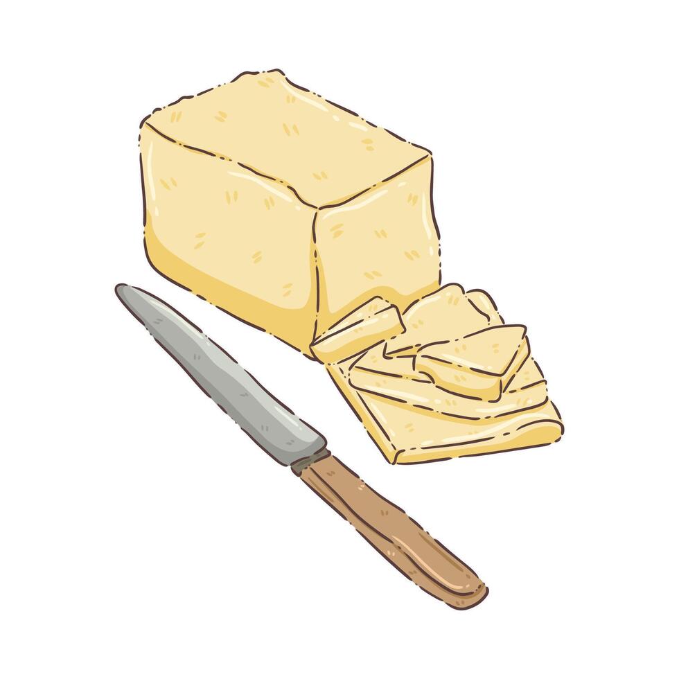 butter food element vector