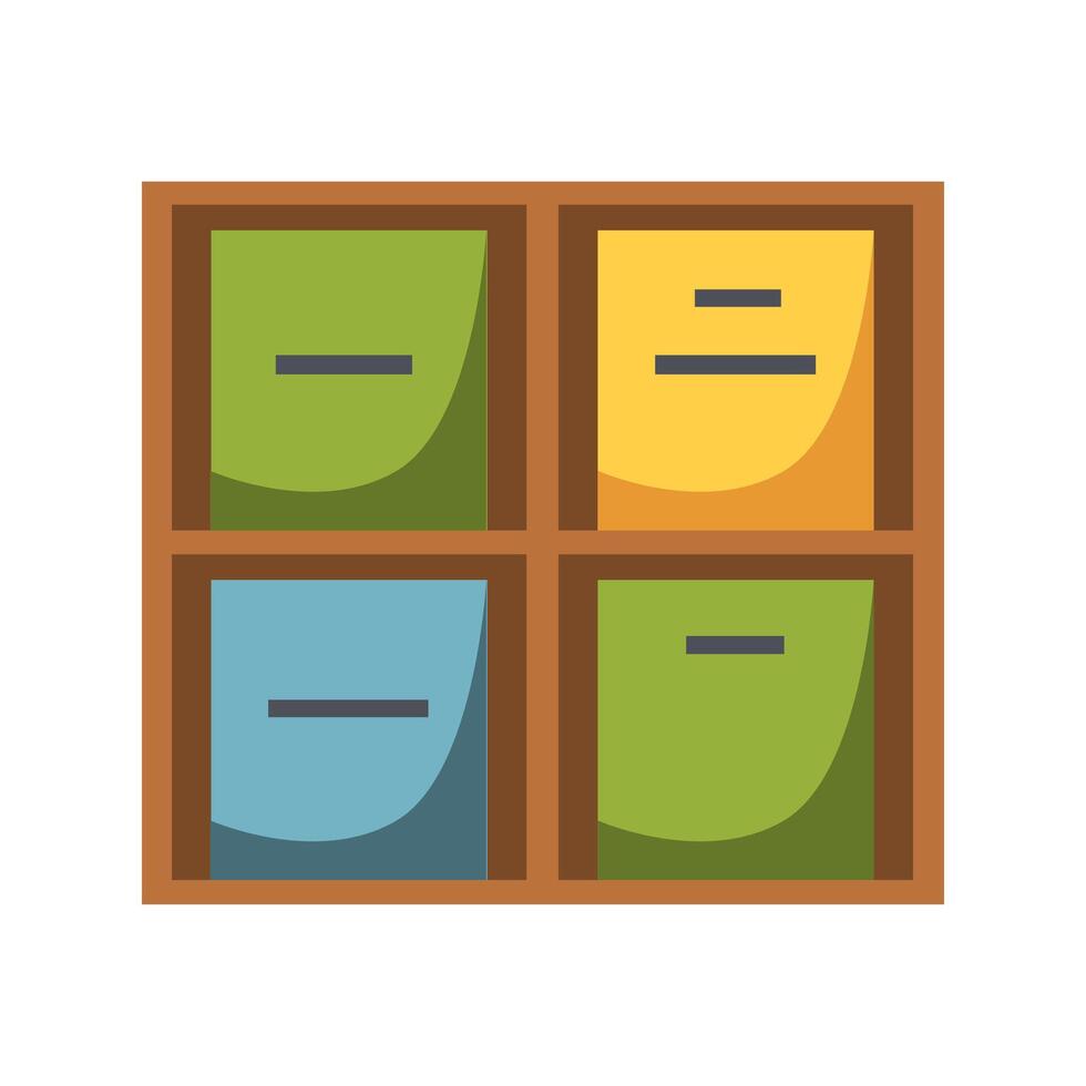 Strorage Box Illustration vector