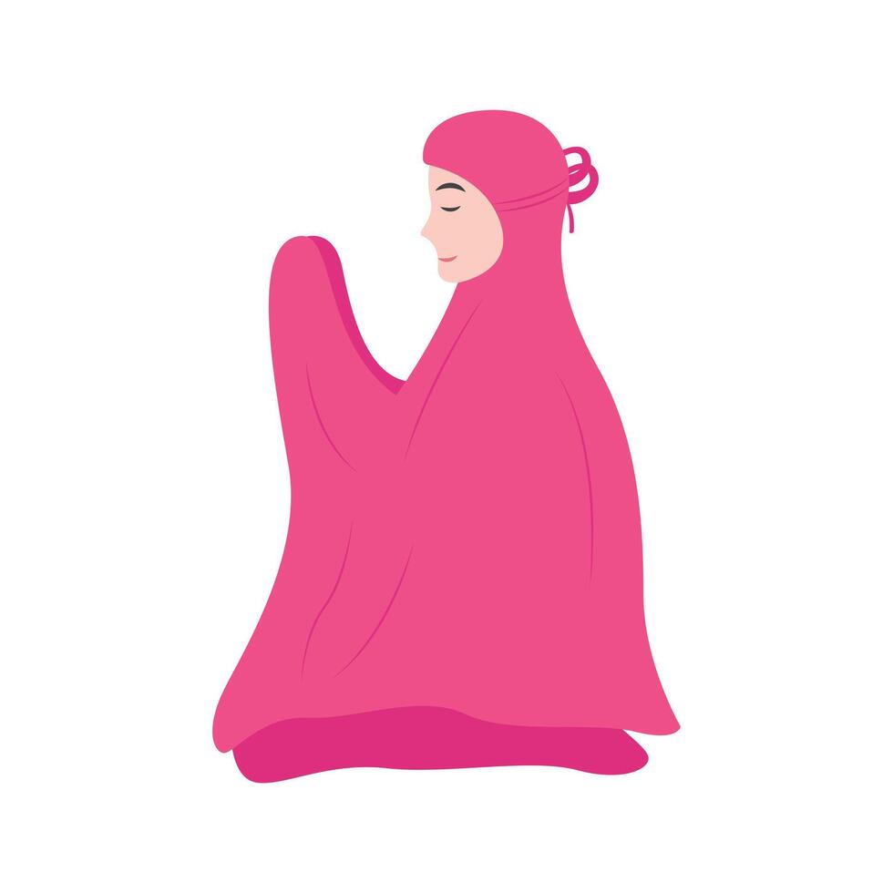 mother is praying Illustration vector