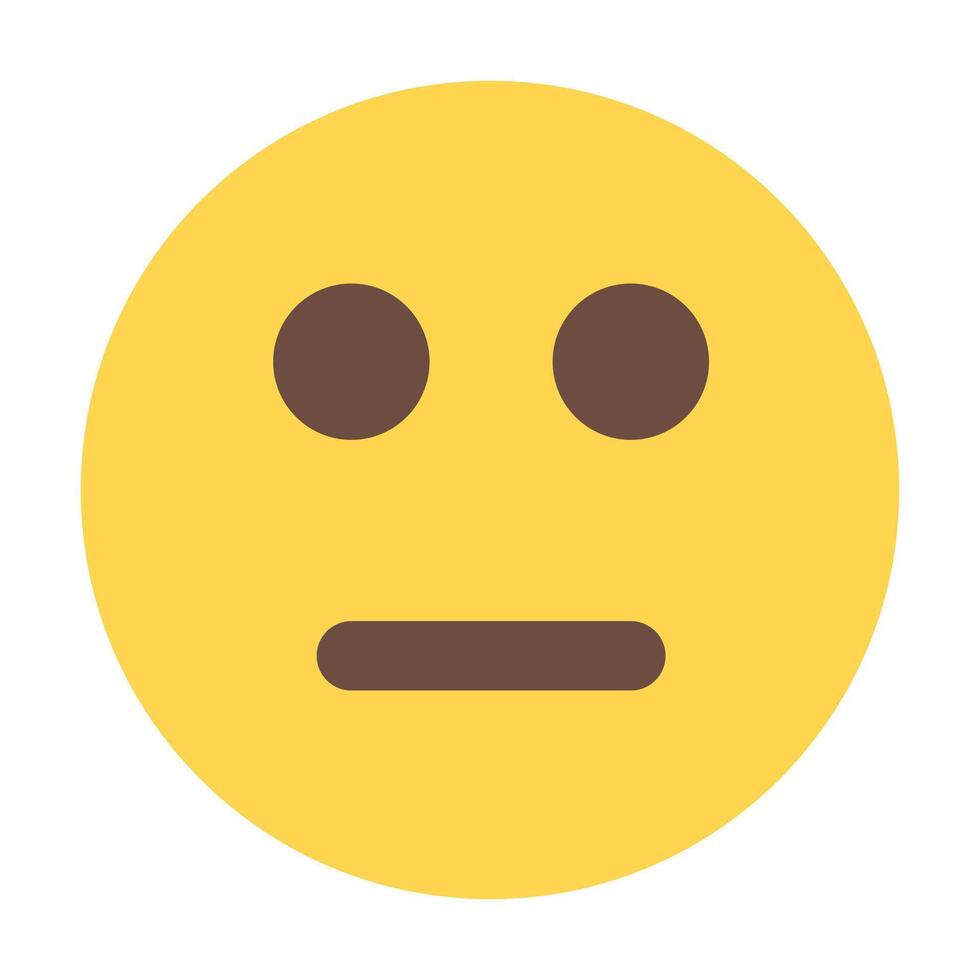 flat face Illustration vector