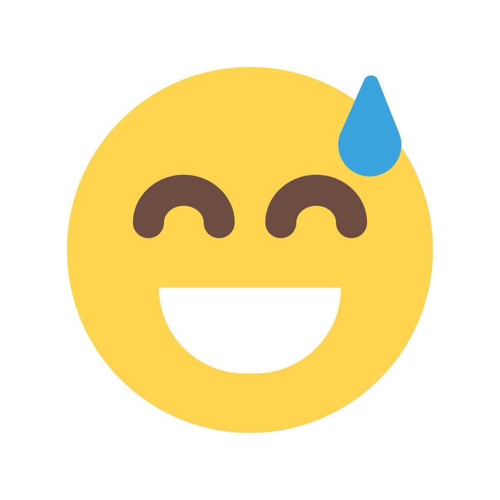 embarrassed face Illustration vector