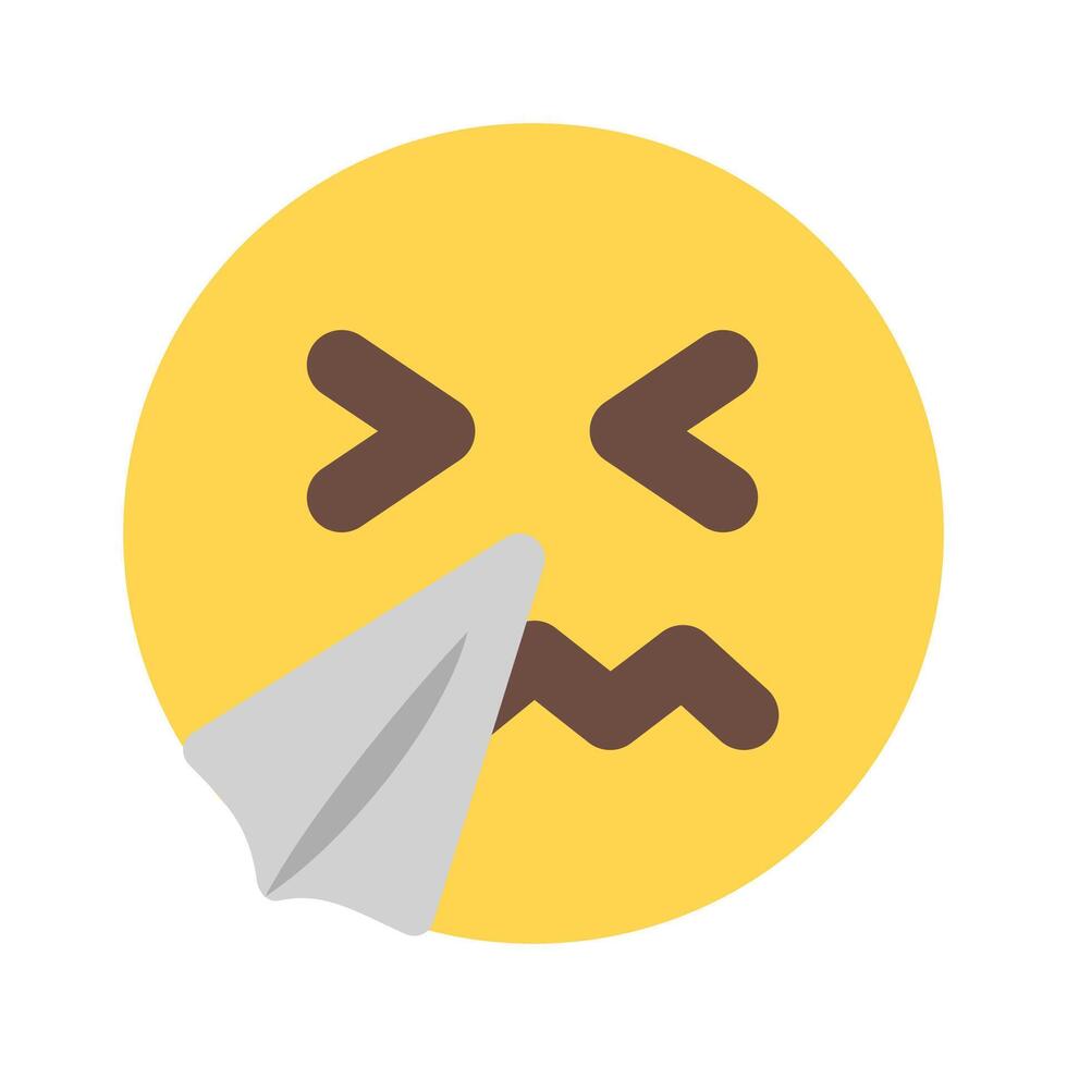 flu face Illustration vector