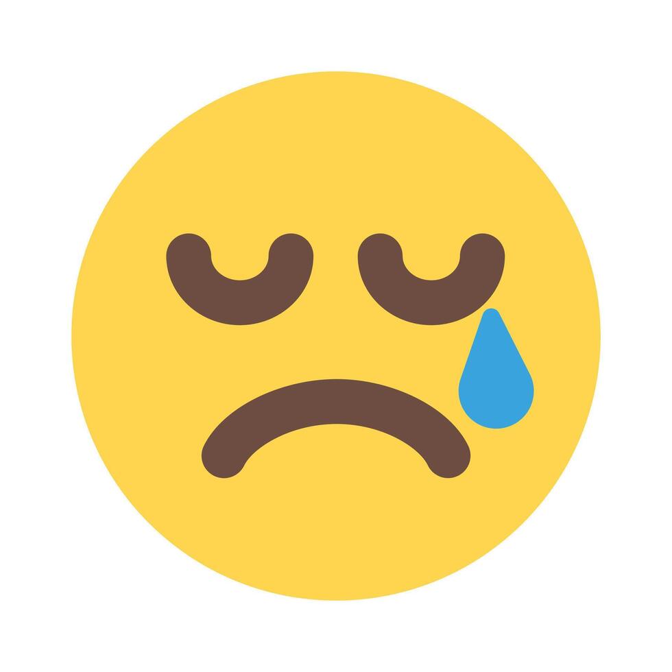 tired face Illustration vector