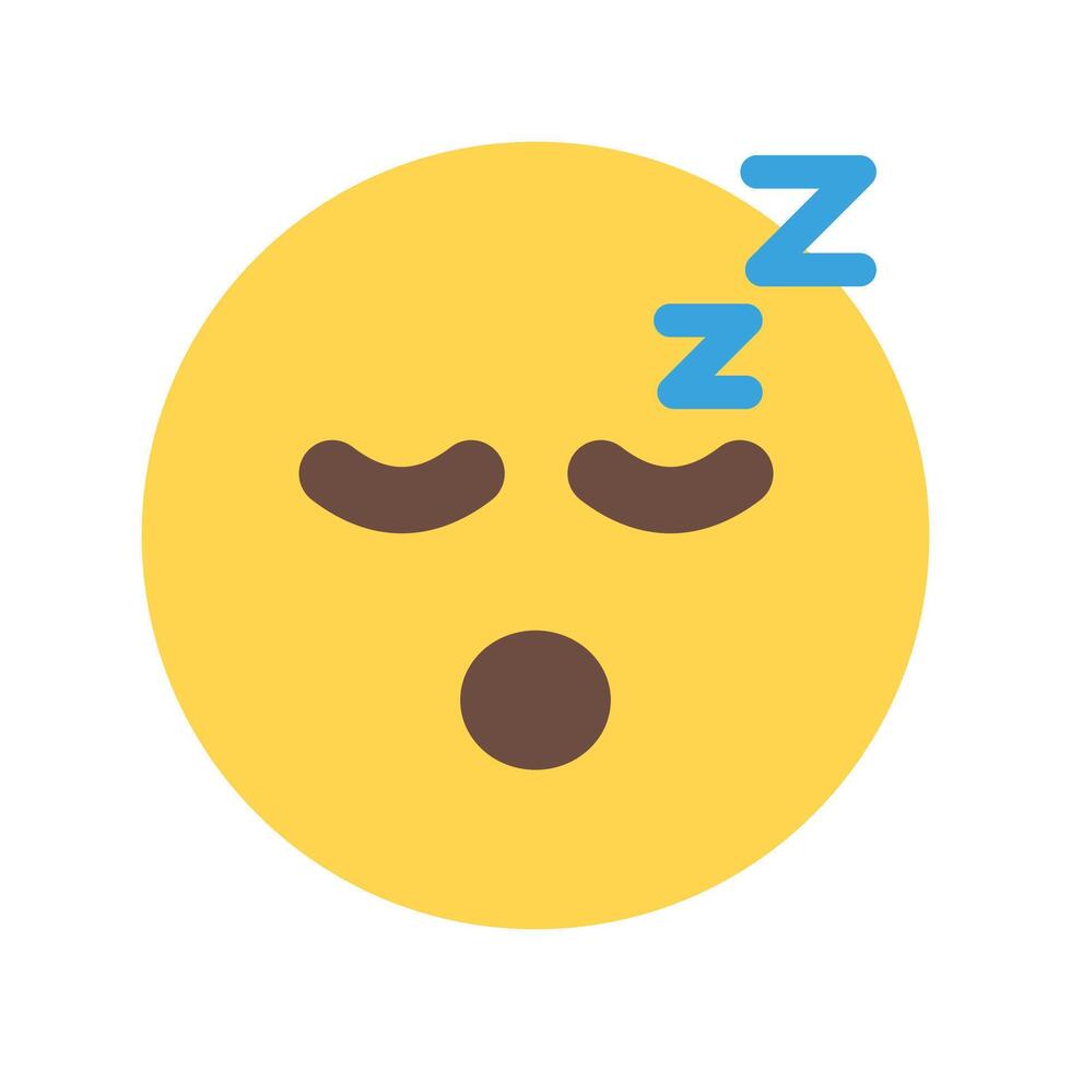 sleeping face Illustration vector
