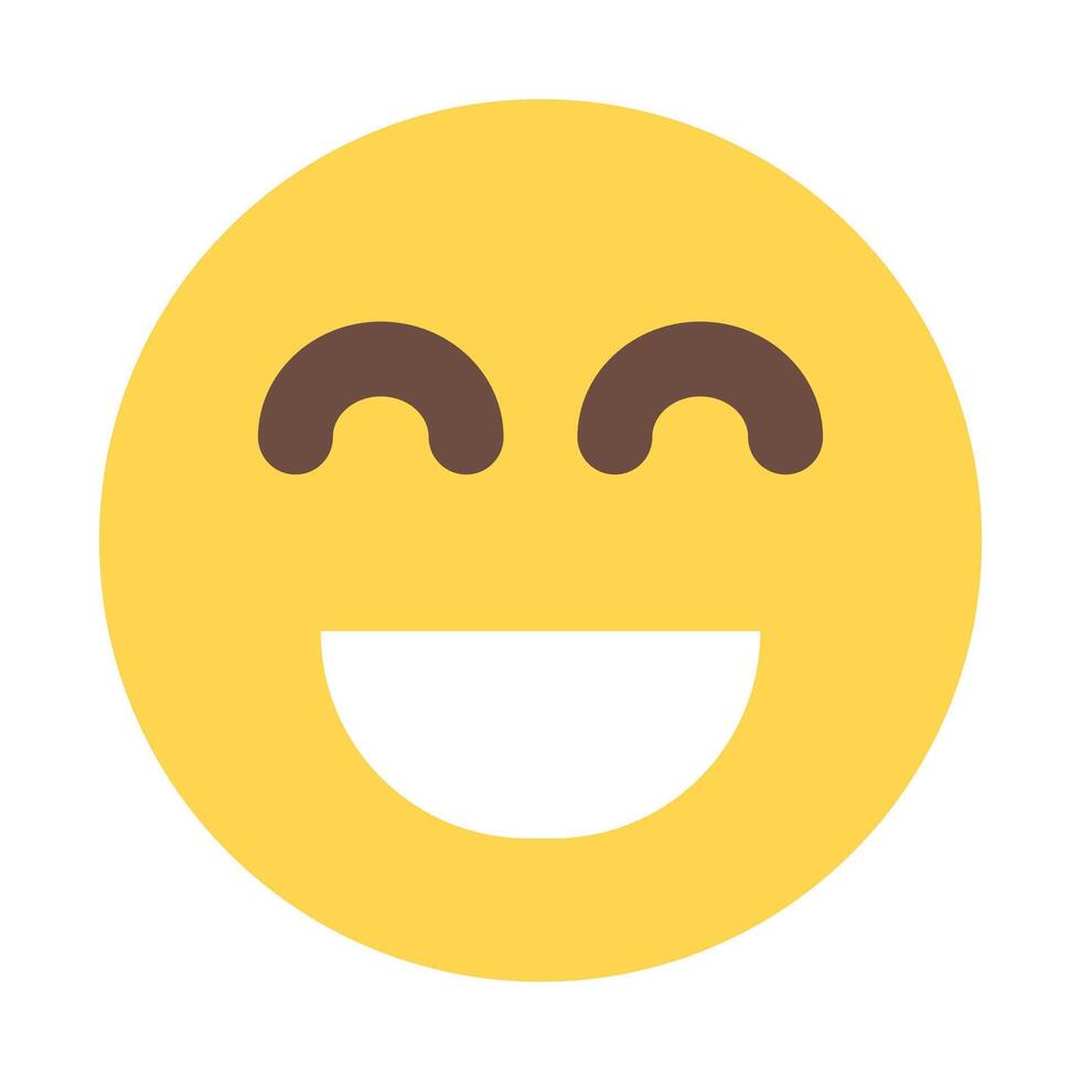 grinning face Illustration vector
